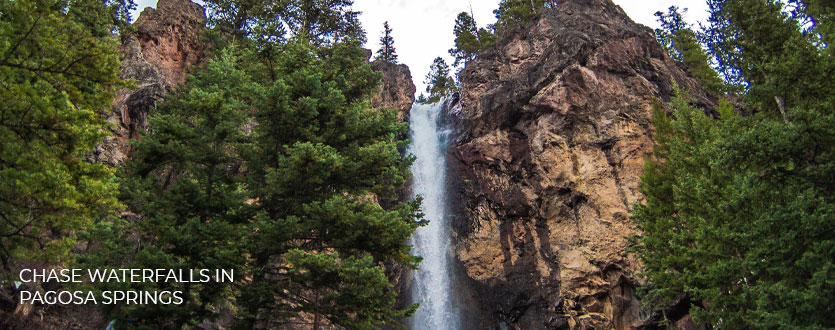 Treasure Falls on Wolf Creek Pass Pagosa Springs