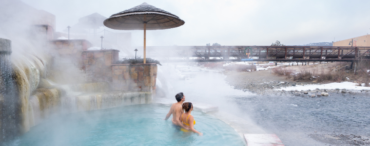 hot springs by the river
